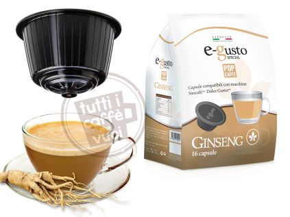 Capsule Compatibili FOODNESS Nescafé Dolce Gusto GINSENG CLASSICO Free  Senza Additivi 10pz - Casa del Caffè