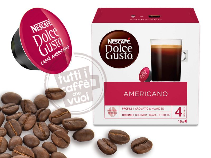 Capsule nescafe caffe americano dolce gusto - Tuttiicaffèchevuoi.com