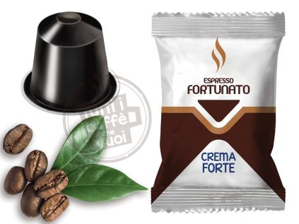 Capsule espresso fortunato crema forte compatibili nespresso