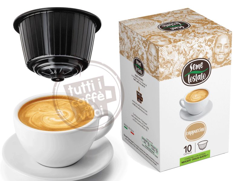 Cappuccino - Gimoka Capsule Compatibili Nescafè® Dolce Gusto® di Bevande  Solubili