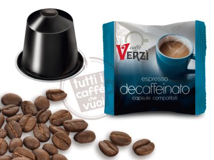 Capsule verzi decaffeinato compatibili nespresso