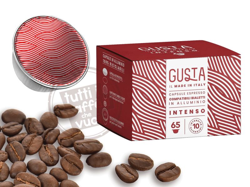 Capsule compatibili Bialetti Mokespresso Intenso - Caffè Colleoni