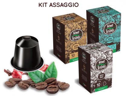 Kit assaggio 30 capsule seme tostato compatibili nespresso