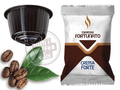 Capsule espresso fortunato crema forte compatibili nescafe dolce gusto