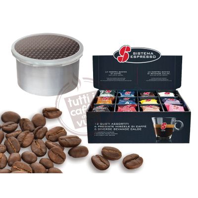 Macchina S.20 Latte + 6 tazze cappuccino + kit degustazione Sistema  Espresso - Essse caffè