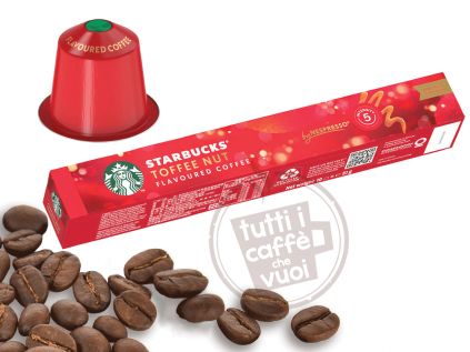 Capsule starbucks caffe toffee nut latte limited edition  nespresso