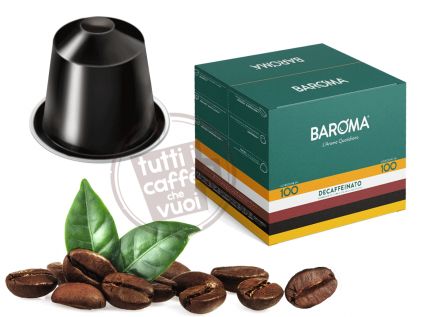 Capsule baroma decaffeinato compatibili nespresso
