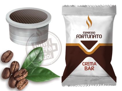 Capsule espresso fortunato crema bar compatibili lavazza point 